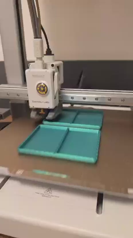 Caixa de figurinhas Amarelo e Verde - Organizador 3D para Colecionadores