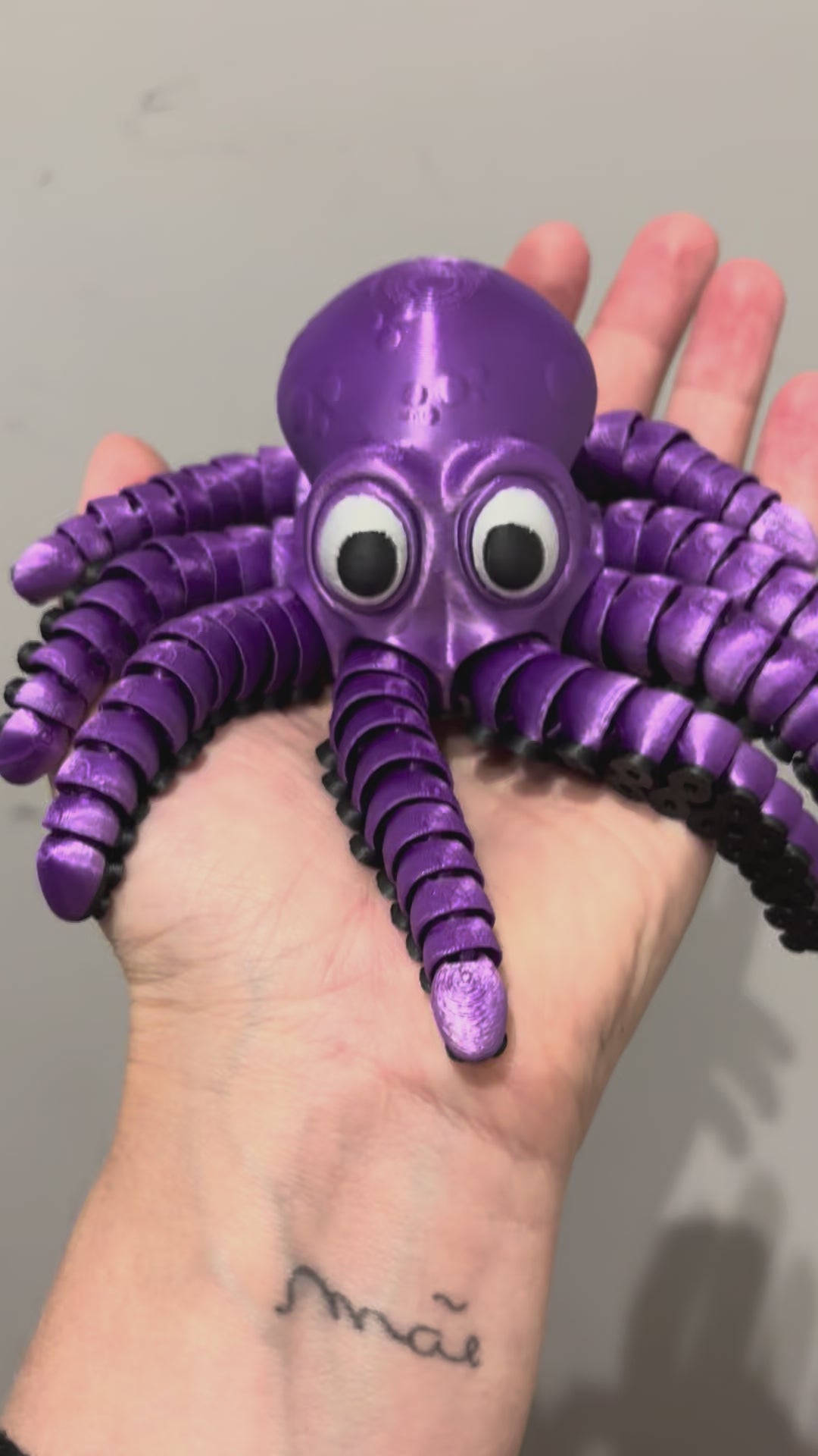 Polvo Articulado - Roxo/Preto
