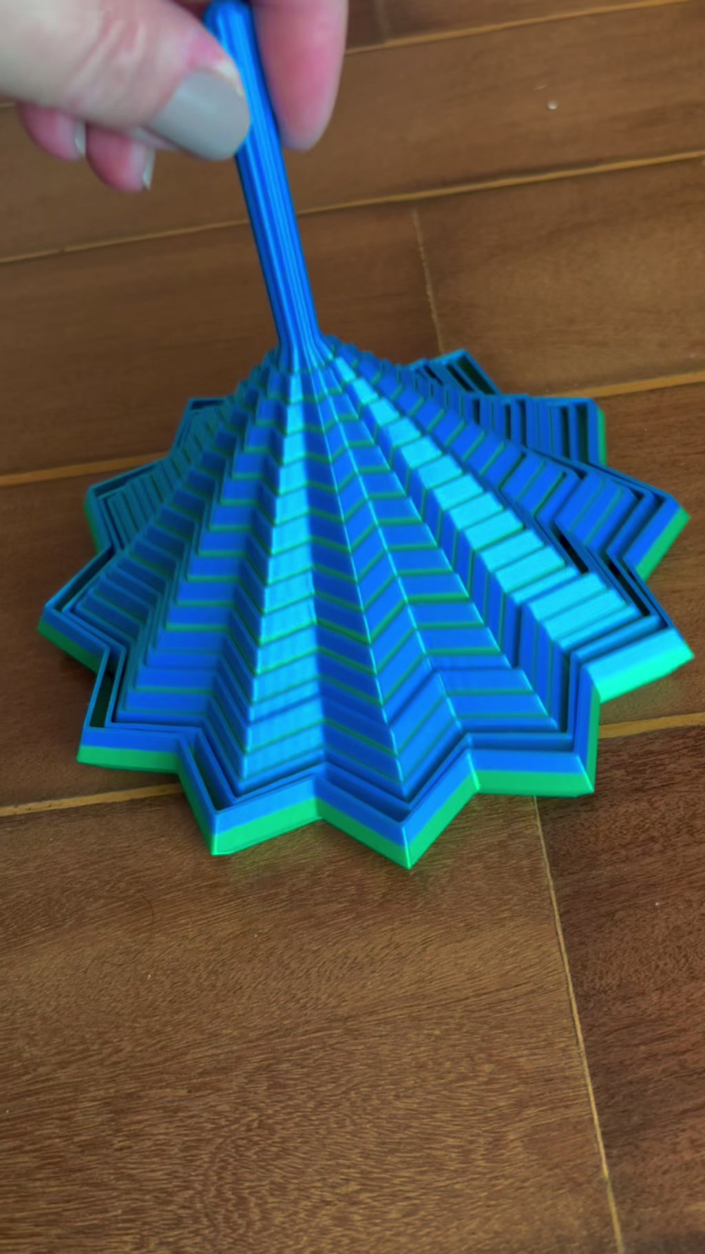 Estrela Mágica Sensorial – Azul & Verde