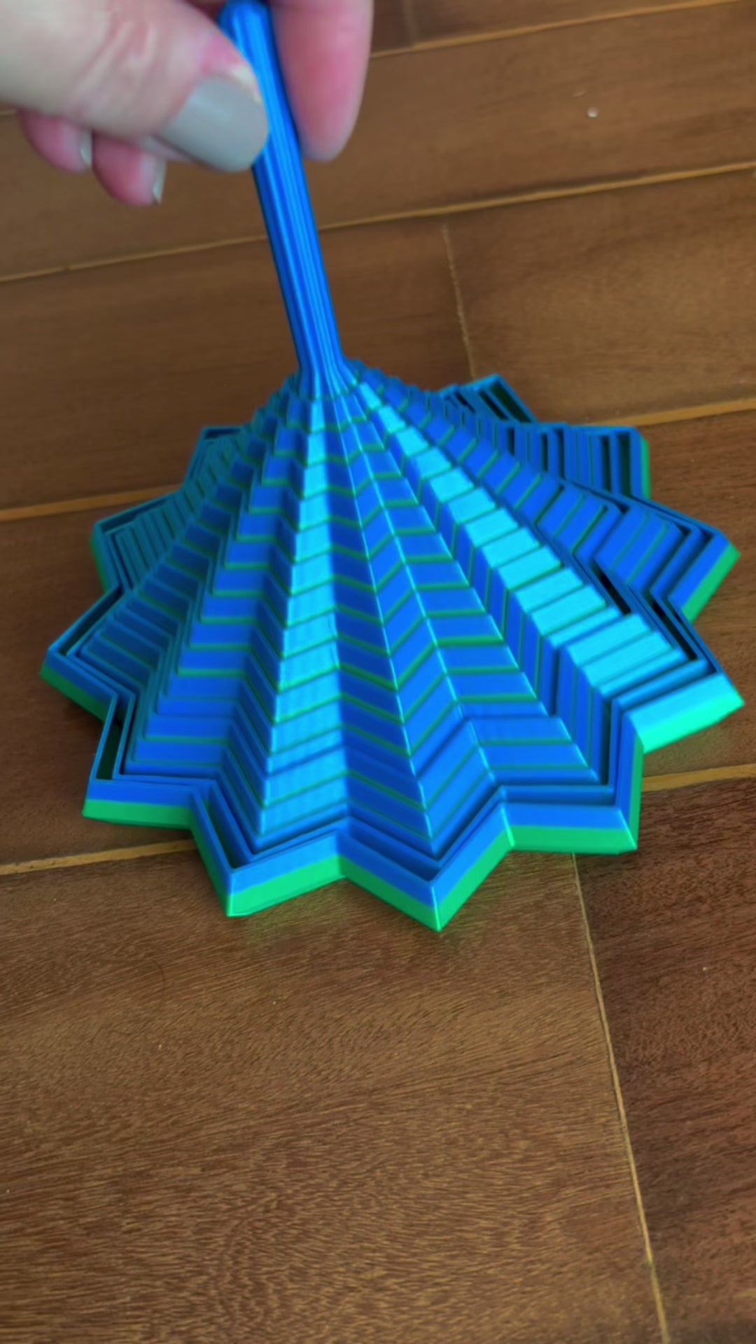 Estrela Mágica Sensorial – Azul & Verde