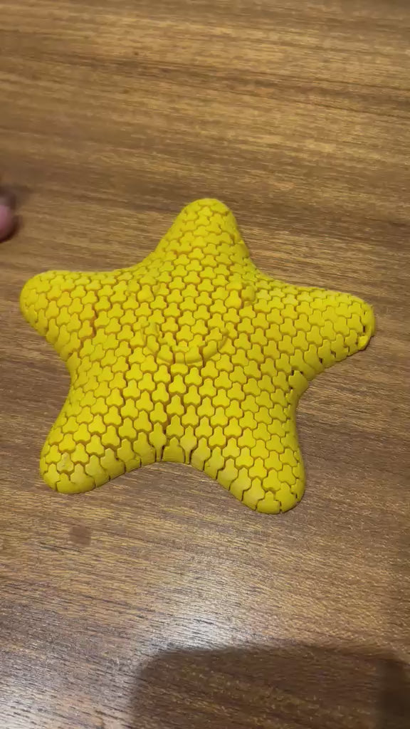 Estrela de Foco Infinito Sorriso - Amarela