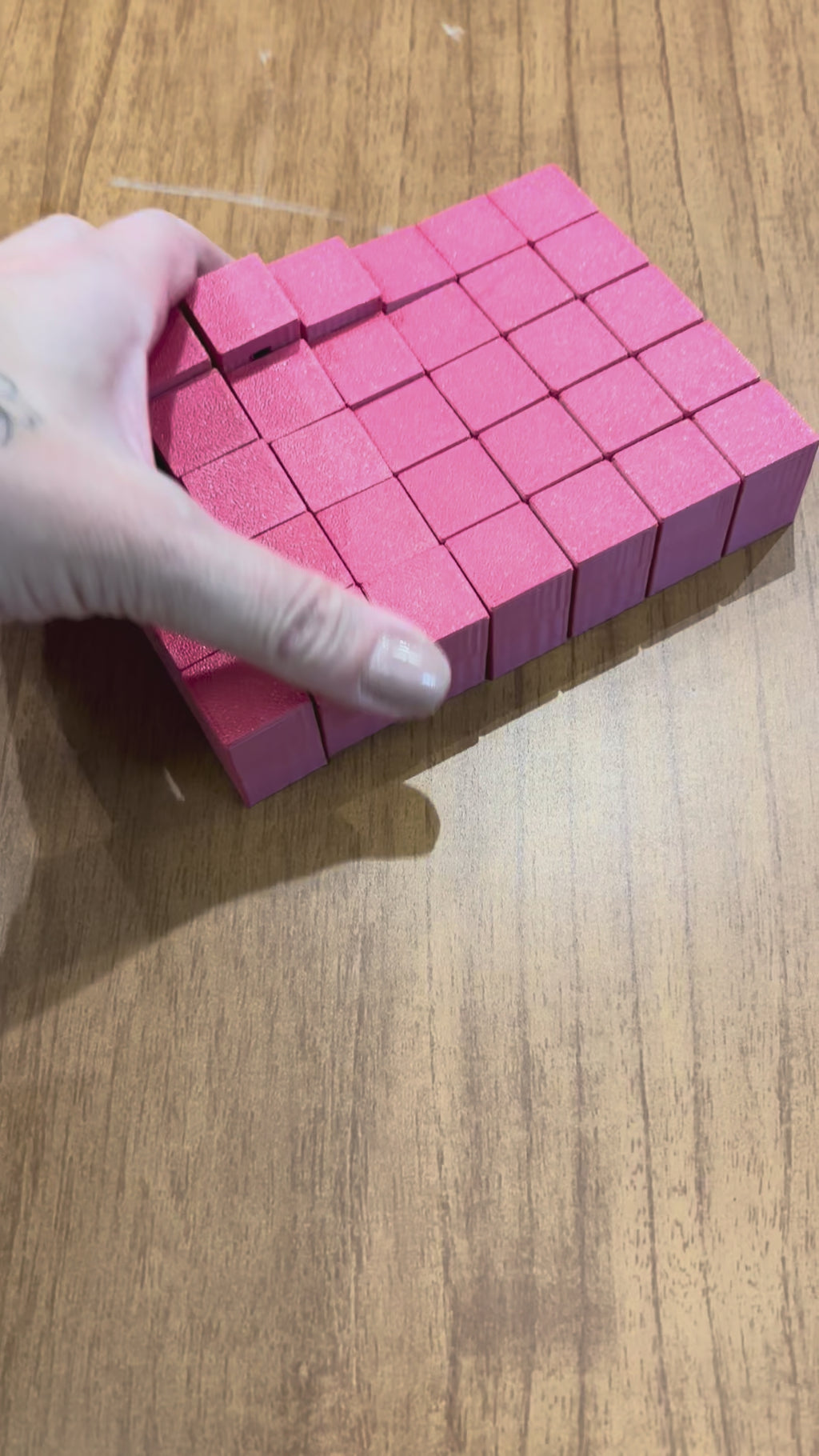 Bloco Pixel Sensorial - Vermelho