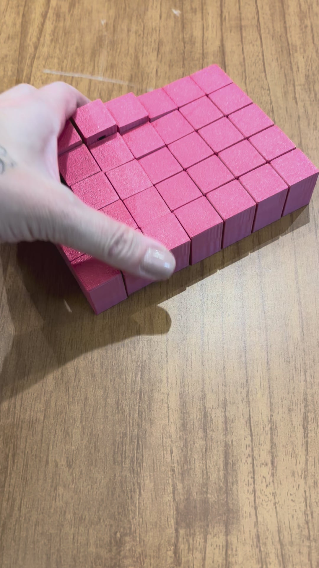 Bloco Pixel Sensorial - Vermelho