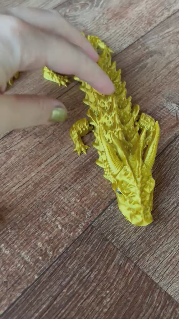 Dragão de Espinhos Articulado - Tamanho G
