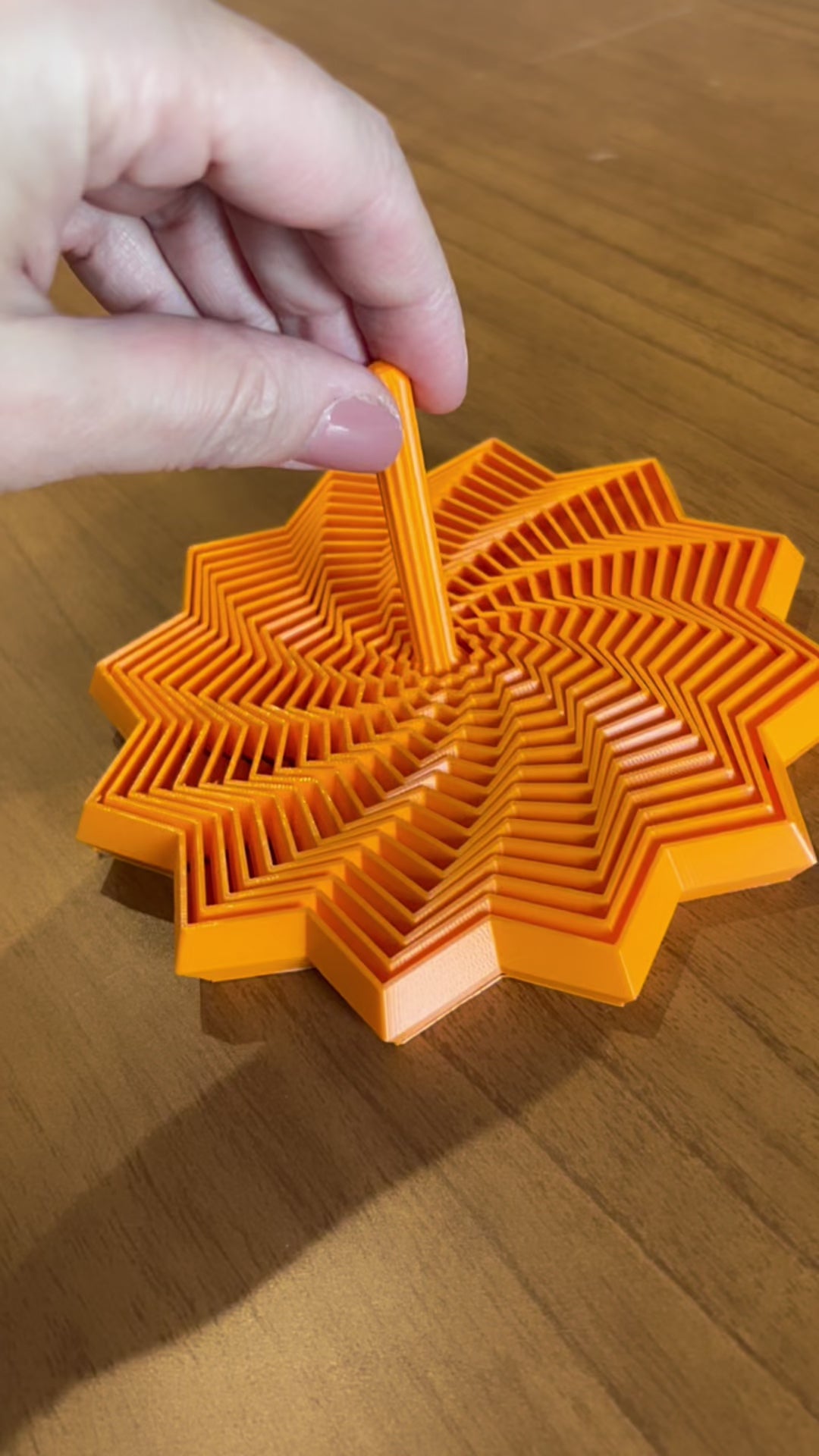 Estrela Mágica Sensorial – Laranja