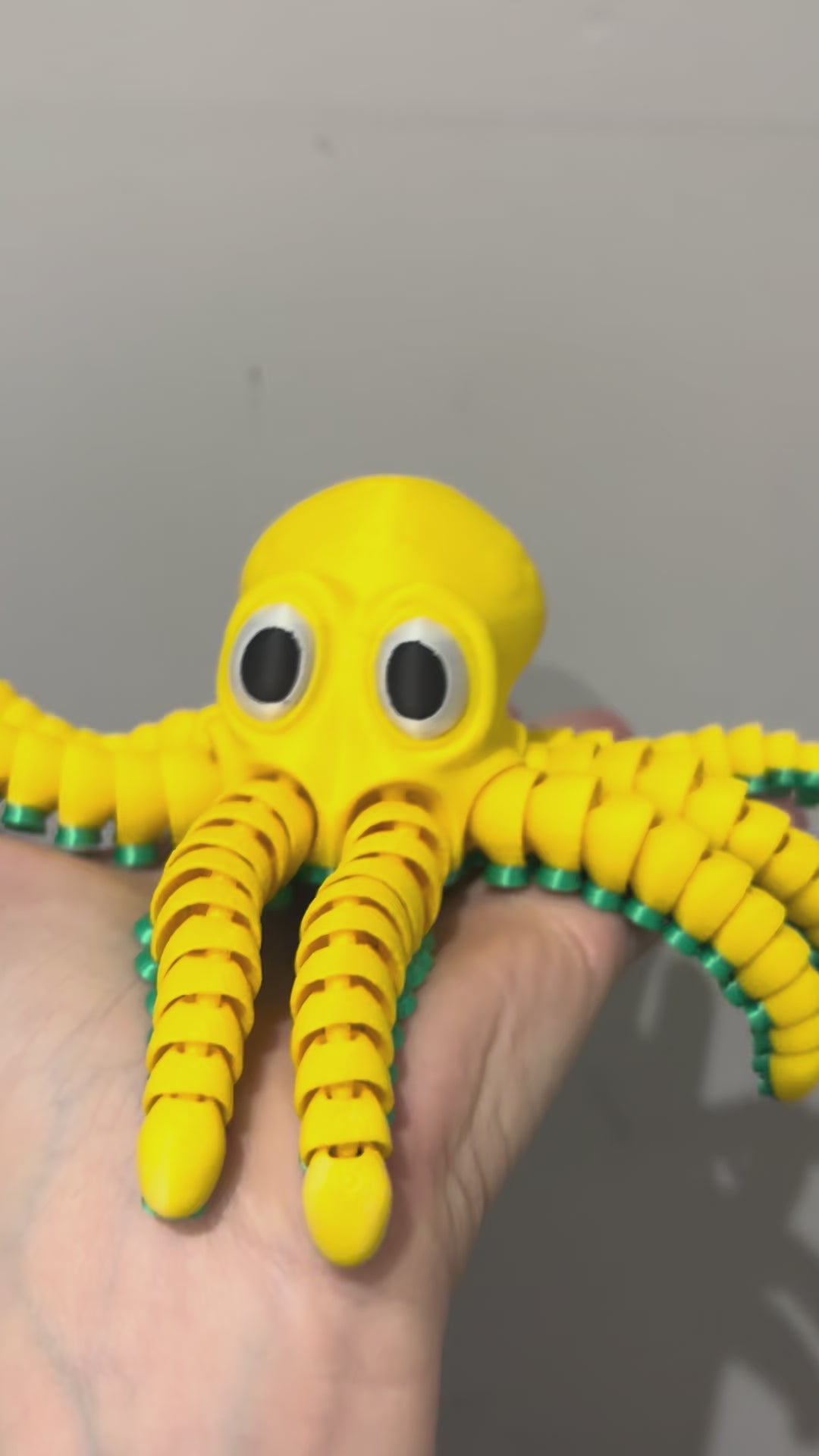 Polvo Articulado - Amarelo/Verde