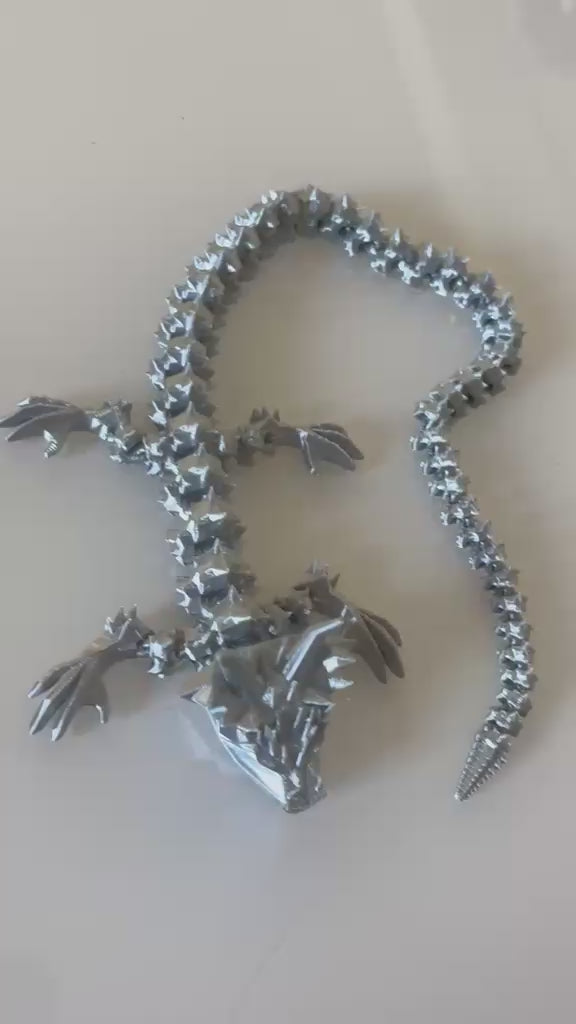Dragão de Espinhos Articulado - Tamanho P